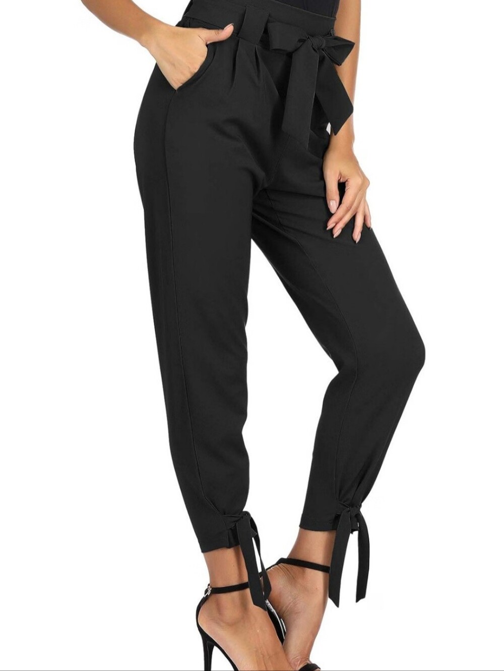 Grace Karin - Casual Crop Pants